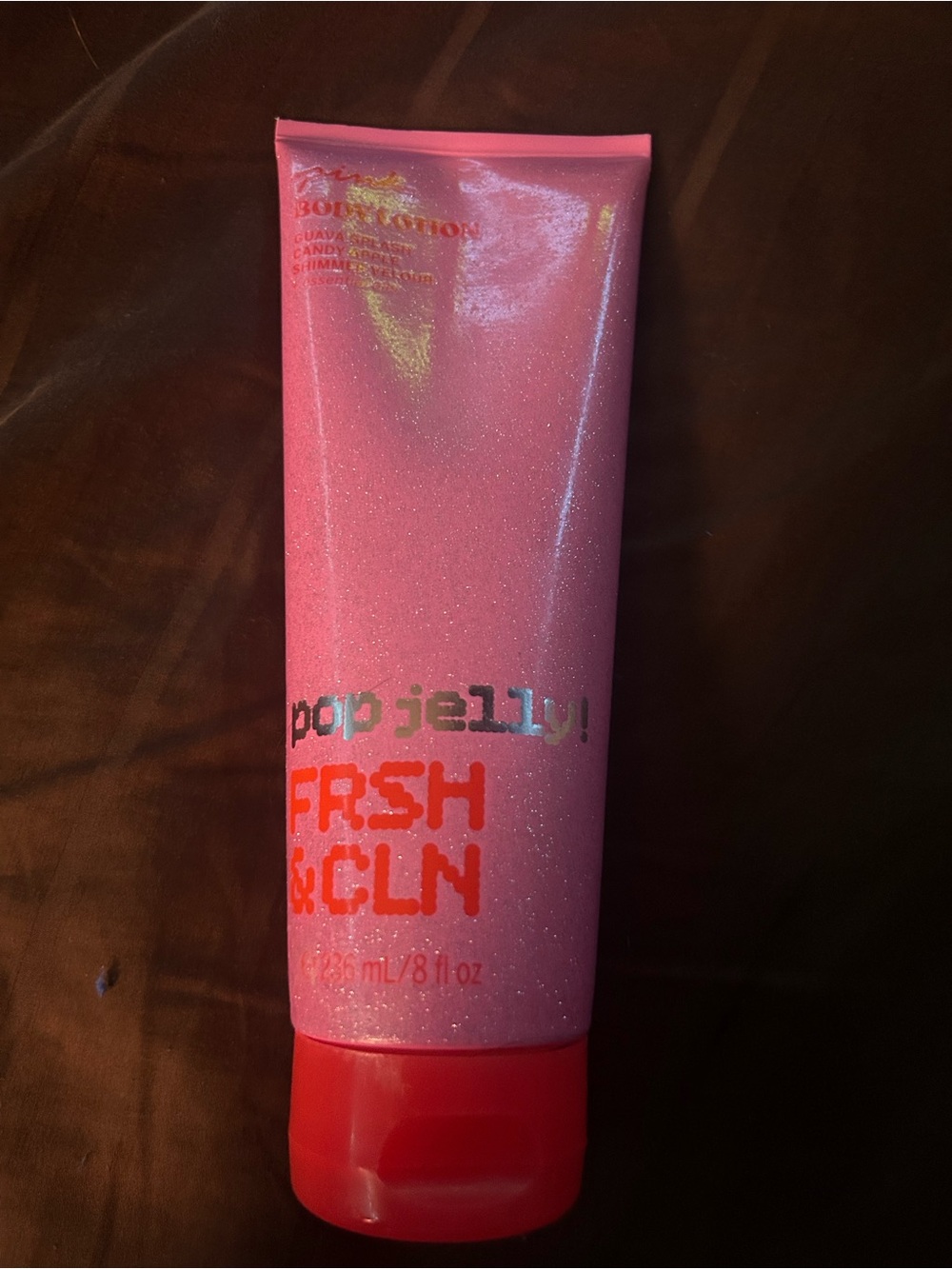 PINK Victoria's Secret Fresh & Clean Pop Jelly Body Lotion - Shimmery Pink